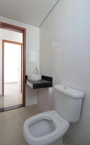 Apartamento para alugar com 54m², 2 quartos e 1 vaga Apartamento para alugar com 54m², 2 quartos e 1 vagaBanheiro social