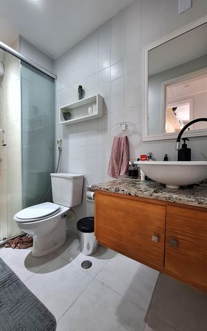 Apartamento para alugar com 60m², 2 quartos e 1 vaga Apartamento para alugar com 60m², 2 quartos e 1 vagaBanheiro