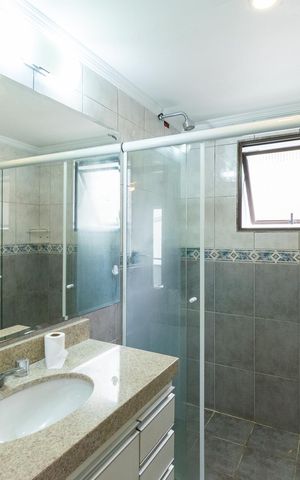 Apartamento para alugar com 126m², 3 quartos e 2 vagas Apartamento para alugar com 126m², 3 quartos e 2 vagasBanheiro da Suíte