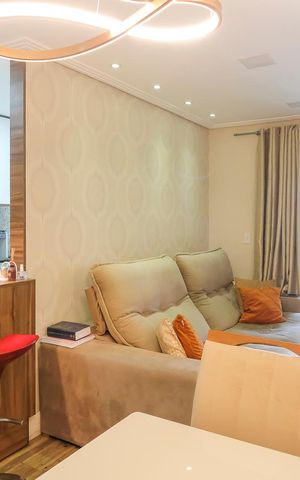 Apartamento à venda com 68m², 2 quartos e 1 vagaSala
