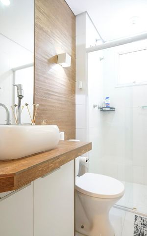 Apartamento à venda com 68m², 2 quartos e 1 vagaBanheiro 