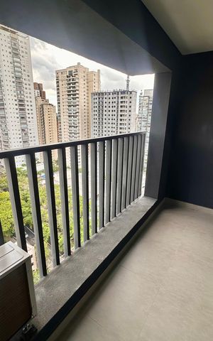 Studio para alugar com 25m², 1 quarto e sem vaga Studio para alugar com 25m², 1 quarto e sem vagaVaranda