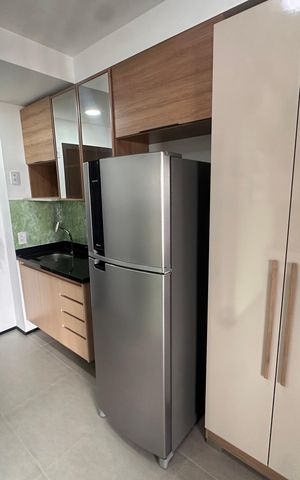 Studio para alugar com 25m², 1 quarto e sem vaga Studio para alugar com 25m², 1 quarto e sem vagaCozinha
