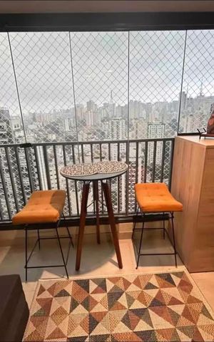 Studio à venda com 25m², 1 quarto e sem vaga Studio à venda com 25m², 1 quarto e sem vagaVaranda