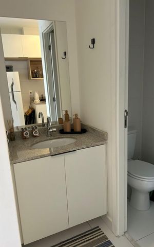 Studio à venda com 25m², 1 quarto e sem vaga Studio à venda com 25m², 1 quarto e sem vagaBanheiro
