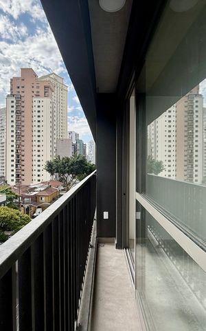 Studio à venda com 24m², 1 quarto e sem vaga Studio à venda com 24m², 1 quarto e sem vagaSacada