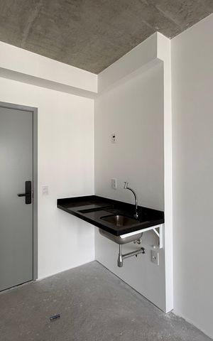 Studio à venda com 24m², 1 quarto e sem vaga Studio à venda com 24m², 1 quarto e sem vagaCozinha