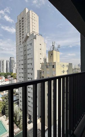 Studio à venda com 24m², 1 quarto e sem vaga Studio à venda com 24m², 1 quarto e sem vagaSacada
