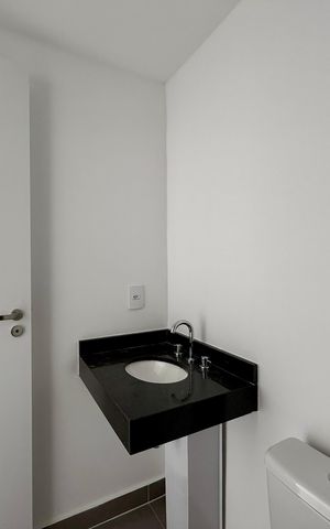 Studio à venda com 24m², 1 quarto e sem vaga Studio à venda com 24m², 1 quarto e sem vagaBanheiro