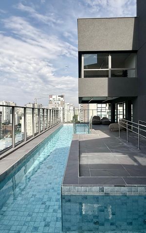 Studio à venda com 24m², 1 quarto e sem vaga Studio à venda com 24m², 1 quarto e sem vagaPiscina
