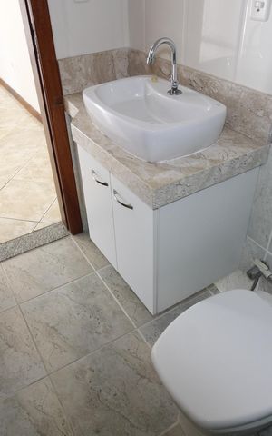 Apartamento para alugar com 153m², 3 quartos e 2 vagasBanheiro da Suíte 1