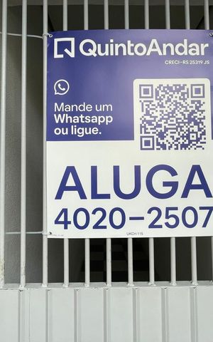 Apartamento para alugar com 18m², 1 quarto e sem vaga Apartamento para alugar com 18m², 1 quarto e sem vagaPlaca instalada em 30/09/2026 com o código UKCH-115