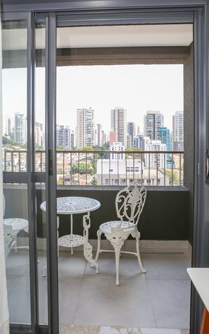 Apartamento para alugar com 27m², 1 quarto e sem vaga Apartamento para alugar com 27m², 1 quarto e sem vagaVaranda