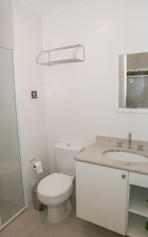 Apartamento para alugar com 27m², 1 quarto e sem vaga Apartamento para alugar com 27m², 1 quarto e sem vagaBanheiro