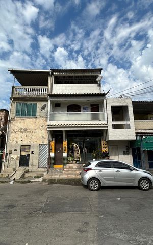 Casa para alugar com 75m², 2 quartos e sem vagaFachada + placa