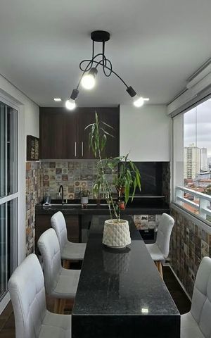 Apartamento à venda com 108m², 3 quartos e 5 vagas Apartamento à venda com 108m², 3 quartos e 5 vagasVaranda gourmet