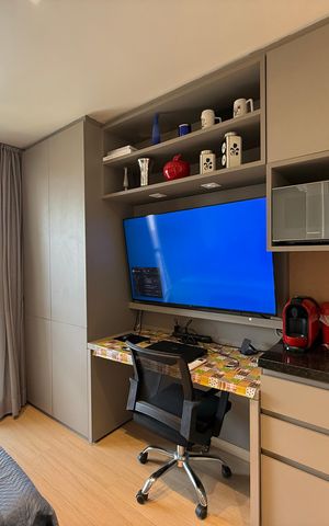Studio à venda com 25m², 1 quarto e sem vaga
