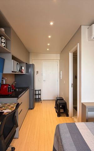 Studio à venda com 25m², 1 quarto e sem vaga