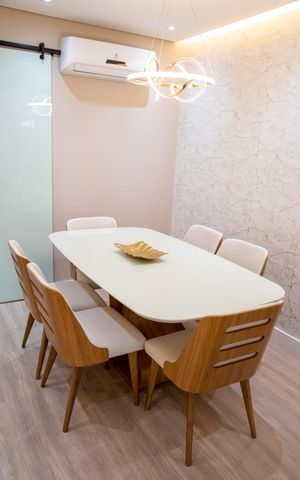 Apartamento à venda com 121m², 3 quartos e 3 vagas Apartamento à venda com 121m², 3 quartos e 3 vagasSala de Jantar