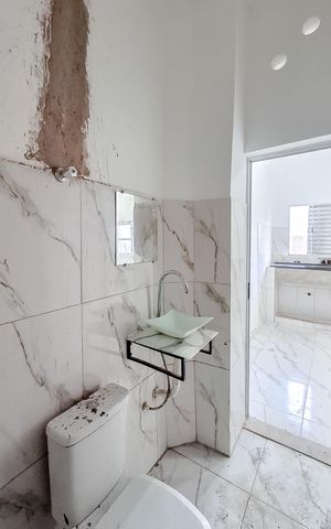 Studio para alugar com 27m², 1 quarto e sem vaga Studio para alugar com 27m², 1 quarto e sem vagaBanheiro