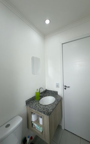Apartamento à venda com 65m², 2 quartos e 2 vagas Apartamento à venda com 65m², 2 quartos e 2 vagasBanheiro Social