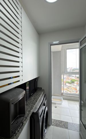 Apartamento à venda com 65m², 2 quartos e 2 vagas Apartamento à venda com 65m², 2 quartos e 2 vagasCozinha e Área de Serviço