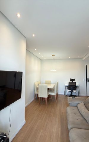 Apartamento à venda com 65m², 2 quartos e 2 vagas Apartamento à venda com 65m², 2 quartos e 2 vagasSala