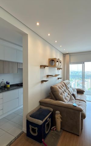 Apartamento à venda com 65m², 2 quartos e 2 vagas Apartamento à venda com 65m², 2 quartos e 2 vagasSala