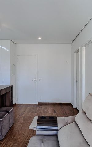 Apartamento para alugar com 35m², 1 quarto e 1 vagaSala/Cozinha