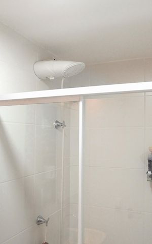 Apartamento para alugar com 36m², 1 quarto e sem vaga Apartamento para alugar com 36m², 1 quarto e sem vagaBanheiro da Suíte