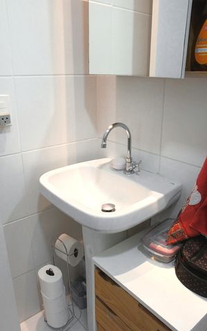Apartamento para alugar com 36m², 1 quarto e sem vaga Apartamento para alugar com 36m², 1 quarto e sem vagaBanheiro da Suíte
