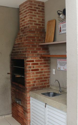 Apartamento para alugar com 43m², 2 quartos e 1 vagaChurrasqueira