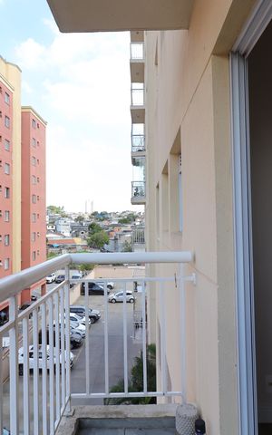 Apartamento para alugar com 60m², 2 quartos e 1 vagaVaranda
