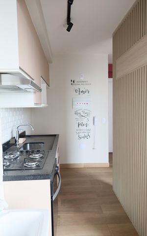 Apartamento à venda com 56m², 3 quartos e 1 vagaCozinha e Área de Serviço