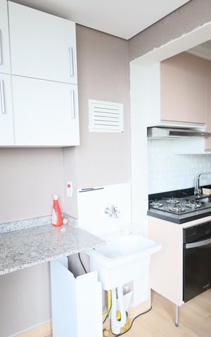 Apartamento à venda com 56m², 3 quartos e 1 vagaCozinha e Área de Serviço