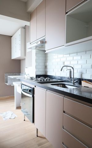 Apartamento à venda com 56m², 3 quartos e 1 vagaCozinha e Área de Serviço
