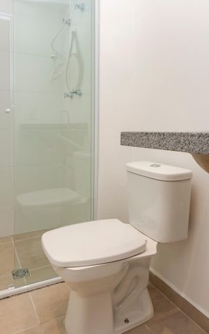 Studio à venda com 24m², 1 quarto e sem vaga Studio à venda com 24m², 1 quarto e sem vagaBanheiro