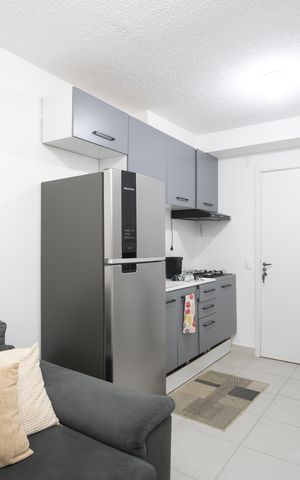 Apartamento para alugar com 48m², 2 quartos e sem vaga Apartamento para alugar com 48m², 2 quartos e sem vagaSala / Cozinha