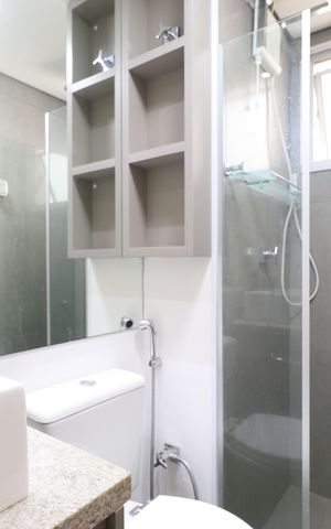 Apartamento para alugar com 48m², 2 quartos e 1 vagaBanheiro 