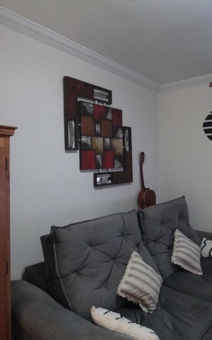 Casa de condomínio à venda com 70m², 2 quartos e 1 vagaSala