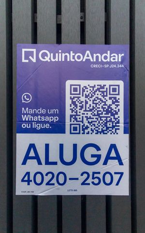 Apartamento para alugar com 25m², 1 quarto e sem vaga Apartamento para alugar com 25m², 1 quarto e sem vagaPlaca