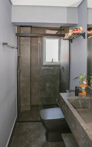 Apartamento à venda com 96m², 3 quartos e 3 vagas Apartamento à venda com 96m², 3 quartos e 3 vagasBanheiro social