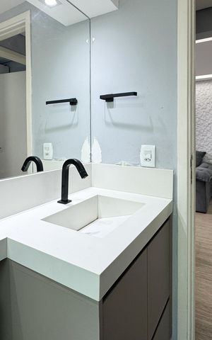 Apartamento para alugar com 55m², 2 quartos e 1 vaga Apartamento para alugar com 55m², 2 quartos e 1 vagaBanheiro Social