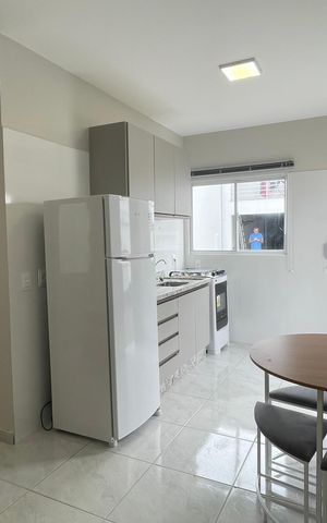 Studio para alugar com 40m², 1 quarto e sem vaga Studio para alugar com 40m², 1 quarto e sem vagaSala de Jantar