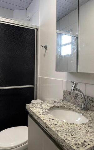 Studio para alugar com 40m², 1 quarto e sem vaga Studio para alugar com 40m², 1 quarto e sem vagaBanheiro
