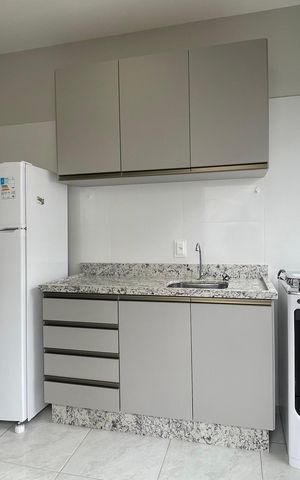 Studio para alugar com 40m², 1 quarto e sem vaga Studio para alugar com 40m², 1 quarto e sem vagaSala de Jantar