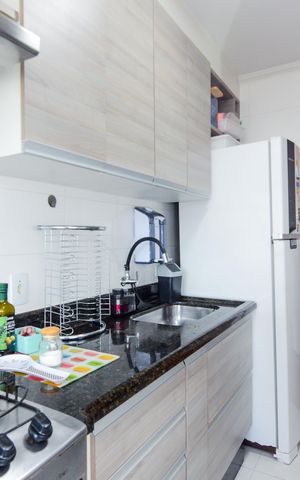 Apartamento para alugar com 58m², 2 quartos e 1 vagaCozinha 