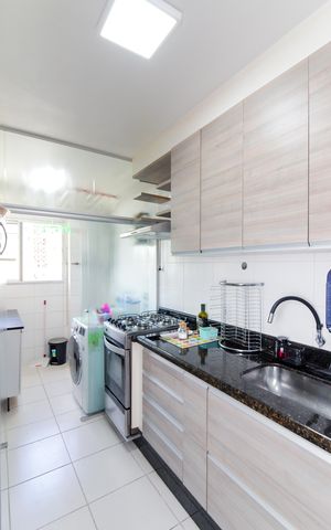 Apartamento para alugar com 58m², 2 quartos e 1 vagaCozinha 