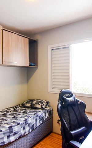 Apartamento para alugar com 58m², 2 quartos e 1 vagaQuarto 2 