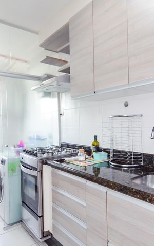 Apartamento para alugar com 58m², 2 quartos e 1 vagaCozinha 